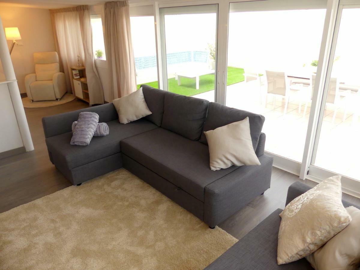 Duplex La Carihuela 1ª Linea De Playa Apartamento Costa Del Sol トレモリノス エクステリア 写真